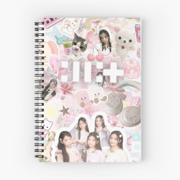Item preview, ILLIT Pink Kawaii Y2K Kpop Collage designed and sold by KryaArts27.
