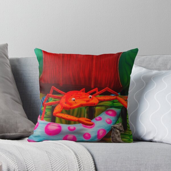 Item preview, Colorful Carnival Float Featuring a Giant Orange Crab and Nautical Parade Decorations designed and sold by Nmallia.