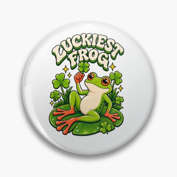 Item preview, Luckiest Frog Clover Design designed and sold by Nextgenofficial.
