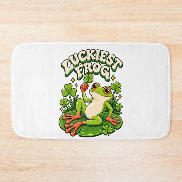 Item preview, Luckiest Frog Clover Design designed and sold by Nextgenofficial.