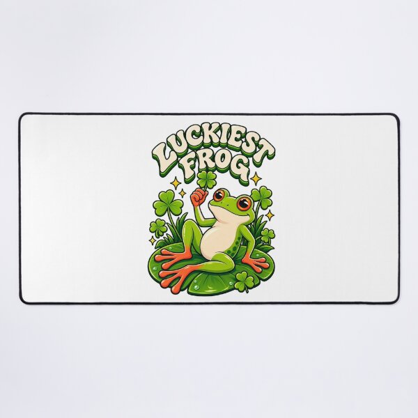 Item preview, Luckiest Frog Clover Design designed and sold by Nextgenofficial.