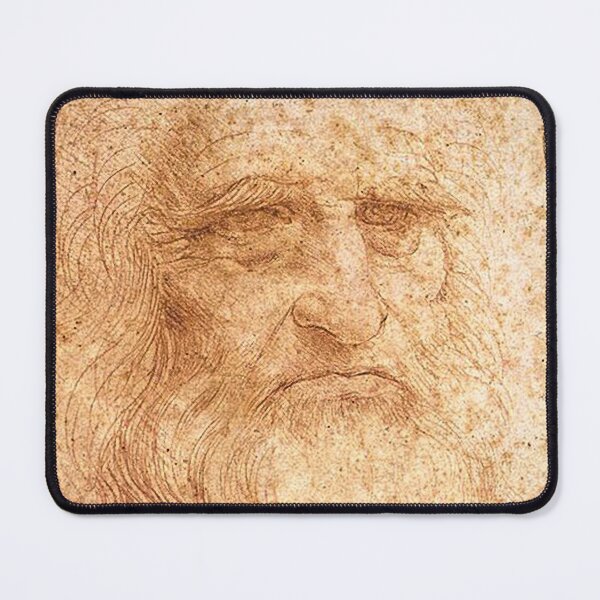 Item preview, Portrait of a Man in Red Chalk (Self Portrait), Leonardo da Vinci, 1510 designed and sold by The Gaping Maw.