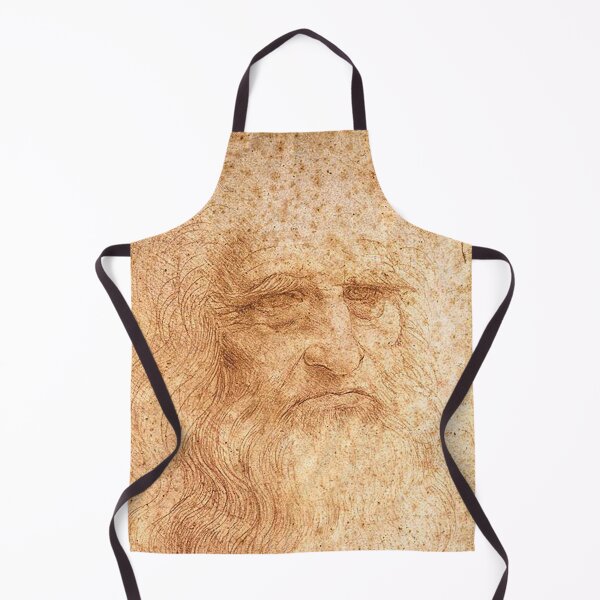 Item preview, Portrait of a Man in Red Chalk (Self Portrait), Leonardo da Vinci, 1510 designed and sold by The Gaping Maw.