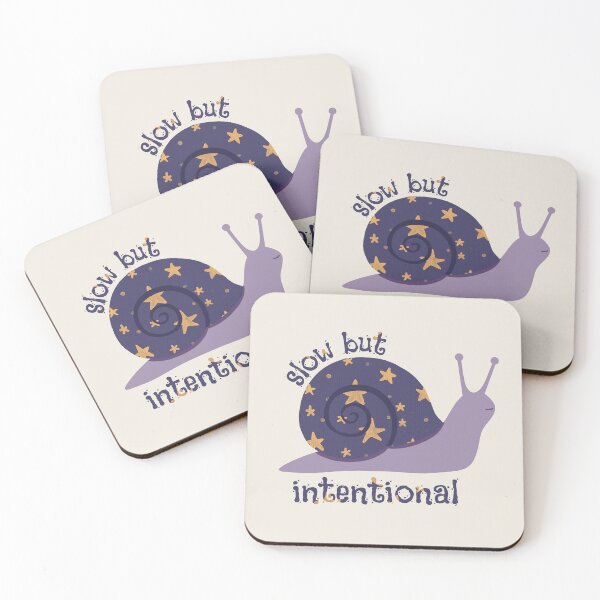 Item preview, Whimsical Snail, slow but intentional, positive affirmation, self-growth designed and sold by moon-trace.