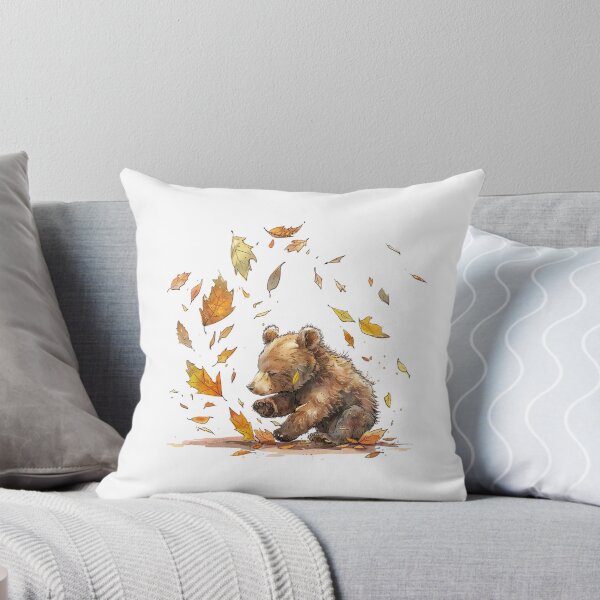 Item preview, Bear Cub | Cute Woodland Animal Watercolor Art designed and sold by Mandayartstudio.