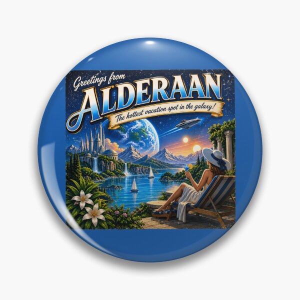 Item preview, Welcome to Alderaan! The HOTTEST Vacation planet in the galaxy! T-Shirt designed and sold by Bruce Custom Creations.