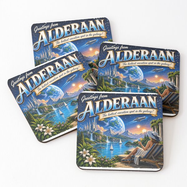 Item preview, Welcome to Alderaan! The HOTTEST Vacation planet in the galaxy! T-Shirt designed and sold by Bruce Custom Creations.