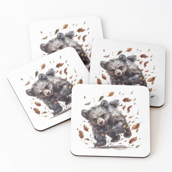 Item preview, Bear Cub | Cute Woodland Animal Watercolor Art designed and sold by Mandayartstudio.