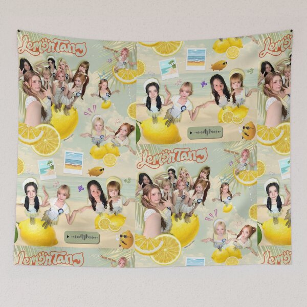 Item preview, Hearts2Hearts Lemon tang Summer Kpop Collage designed and sold by KryaArts27.