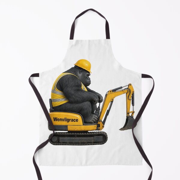 Item preview, Construction Gorilla designed and sold by Wenvilgrace.