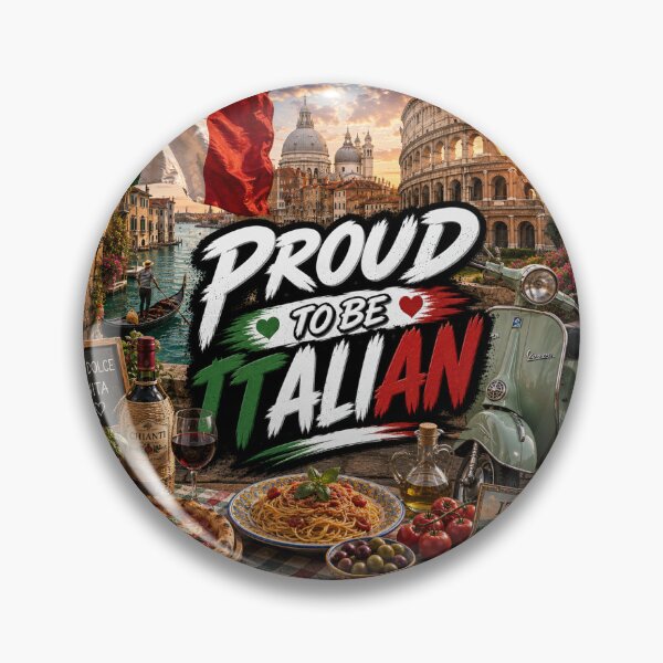 Item preview, Proud To Be Italian | Italy Culture & Heritage designed and sold by GlitchThreads.