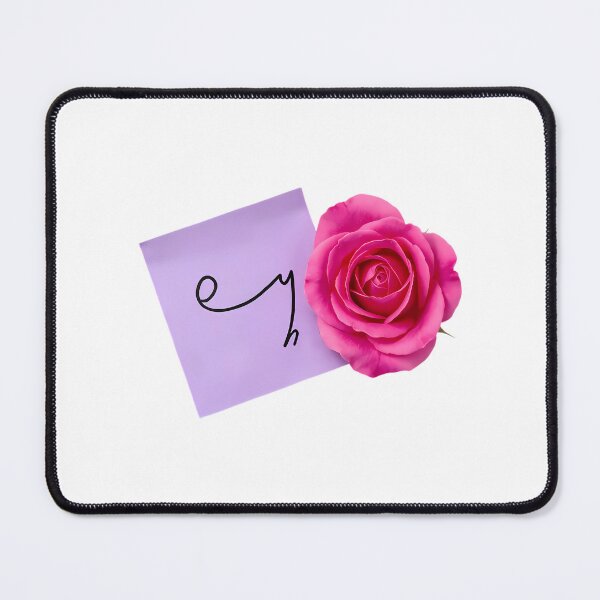Item preview, Shorthand Writing — Purple Note & Bright Pink Rose designed and sold by Bondingbonding.