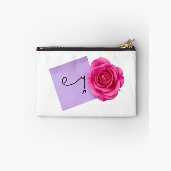 Item preview, Shorthand Writing — Purple Note & Bright Pink Rose designed and sold by Bondingbonding.