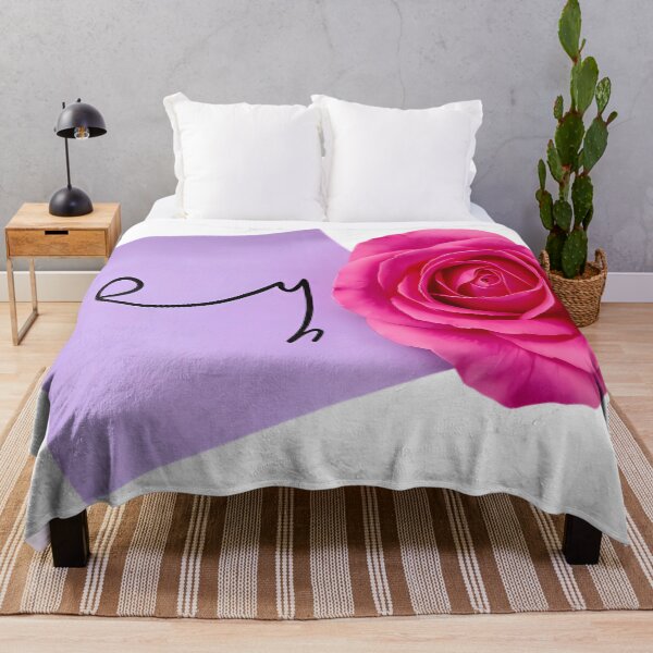 Item preview, Shorthand Writing — Purple Note & Bright Pink Rose designed and sold by Bondingbonding.