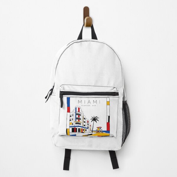 Item preview, Miami Mondrian style poster 3D designed and sold by CMYKStudio.
