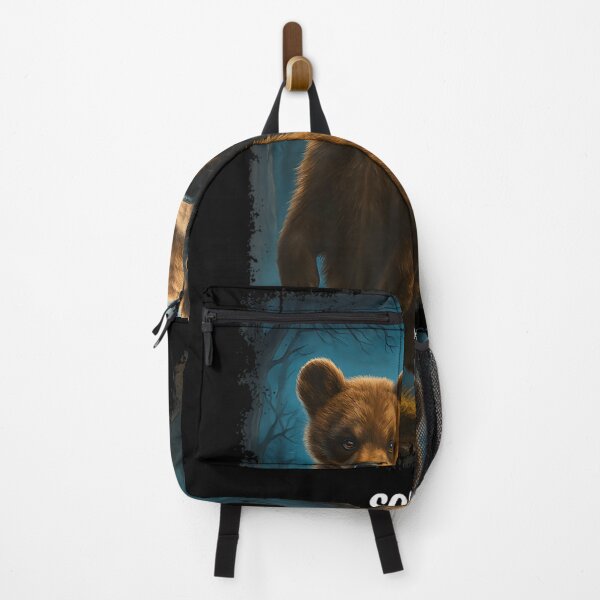 Item preview, Somiedo Bears In Moonlight Wilderness Forest Brown Bear Wildlife Nature Art designed and sold by RuperDelois.