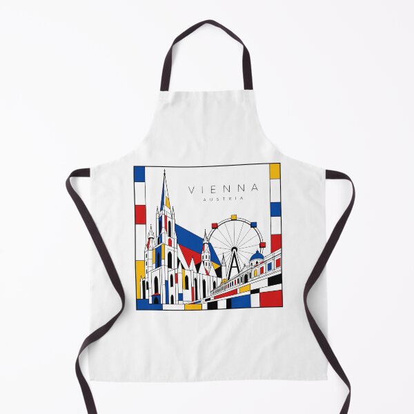 Item preview, Vienna Mondrian style poster 3D designed and sold by CMYKStudio.