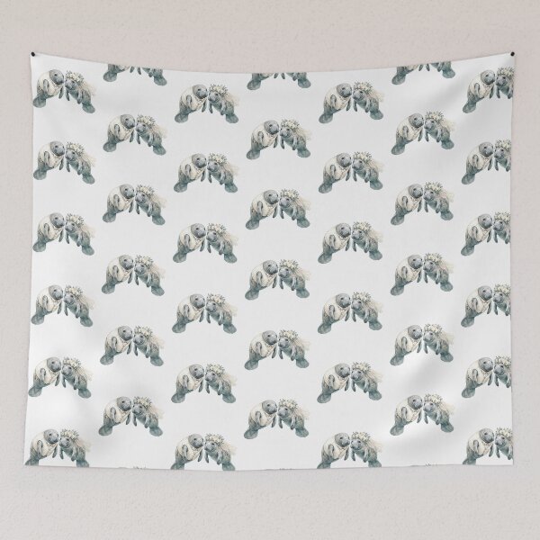 Item preview, Manatee Wedding Couple Art designed and sold by Roy & Tiffany.