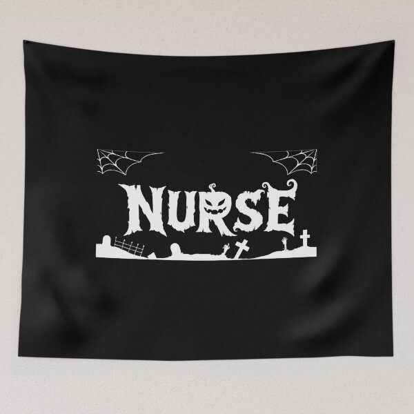 Item preview, NURSE HALLOWEEN spiderweb corners designed and sold by YNELENT.