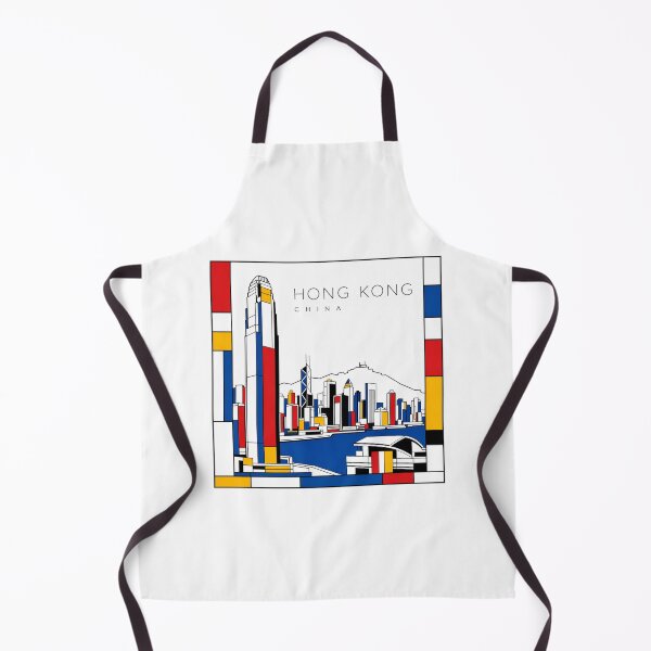 Item preview, Hong Kong Mondrian style poster 3D designed and sold by CMYKStudio.