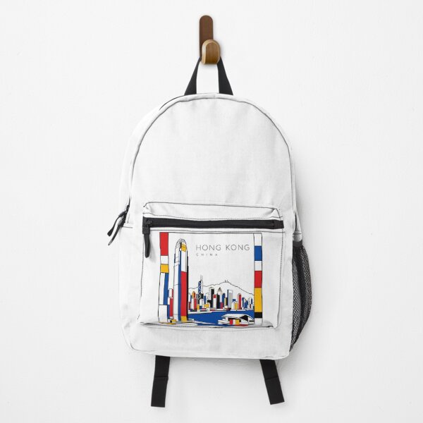 Item preview, Hong Kong Mondrian style poster 3D designed and sold by CMYKStudio.
