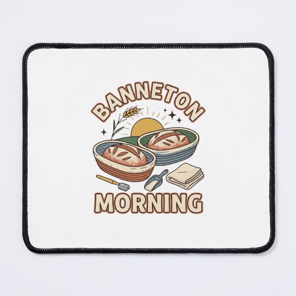 Item preview, Banneton Morning Vintage Sourdough Baking designed and sold by GoofyShopp.
