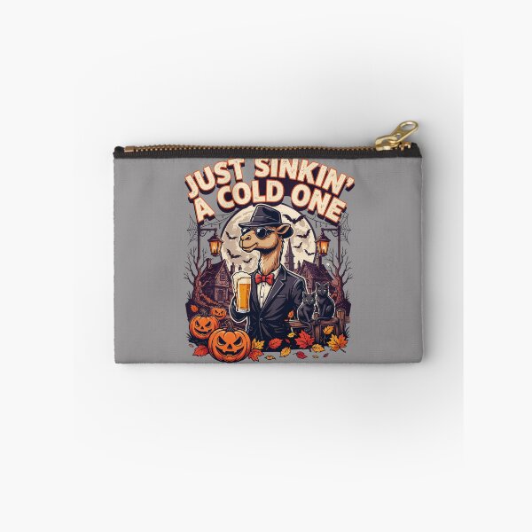 Item preview, Camel Drinking Humour – Just Sinkin' a Cold One Halloween – Funny Beer T-Shirt designed and sold by Grang Art Artistic Designs.