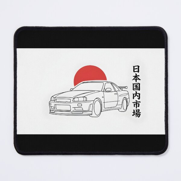 Item preview, Minimalist 90s JDM Sports Car Line Art designed and sold by eihabo.