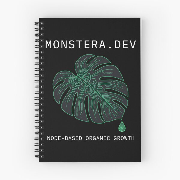 Item preview, Monstera Dev Node Based Growth Plant Parent Coder designed and sold by ThirdShiftLab.