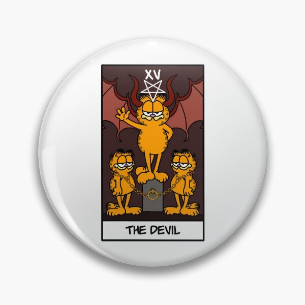 Item preview, The Devil Tarot Card But It'S Garfield designed and sold by Nova-hLeivghky.