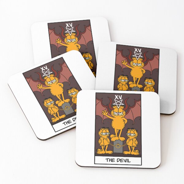Item preview, The Devil Tarot Card But It'S Garfield designed and sold by Nova-hLeivghky.