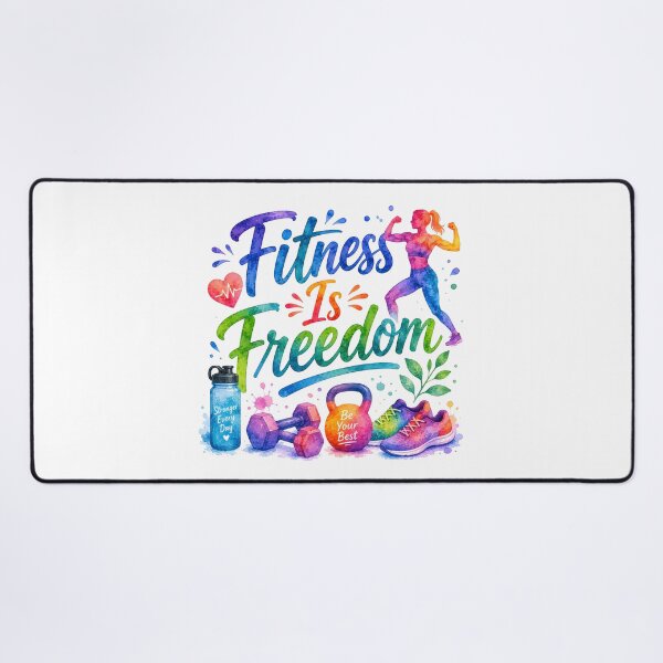 Item preview, Fitness is freedom designed and sold by nimmitrends.