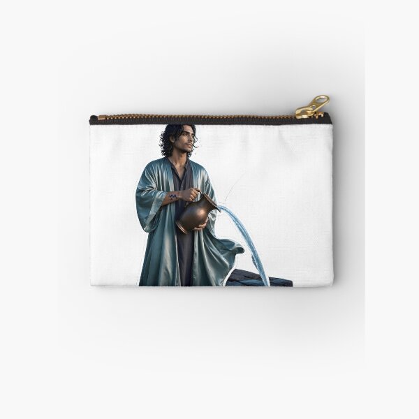 Item preview, Aquarius Water Bearer Man Portrait designed and sold by Zodiac Celestial Art.