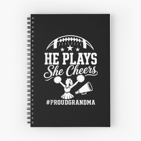 Item preview, Proud Football Grandma He Plays She Cheers Game Day Sports Supporter designed and sold by RuperDelois.