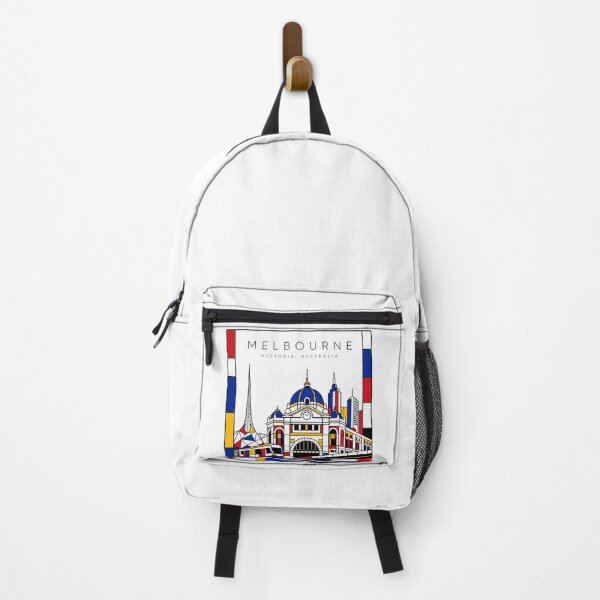 Item preview, Melbourne Mondrian style poster 3D designed and sold by CMYKStudio.