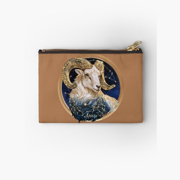 Item preview, Aries Zodiac Ram Astrology Celestial Constellation Gold Navy PNG designed and sold by MythicMood.