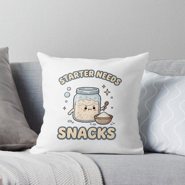 Item preview, Starter Needs Snacks Cute Sourdough Jar designed and sold by GoofyShopp.