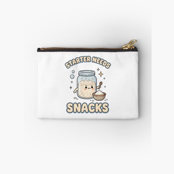 Item preview, Starter Needs Snacks Cute Sourdough Jar designed and sold by GoofyShopp.