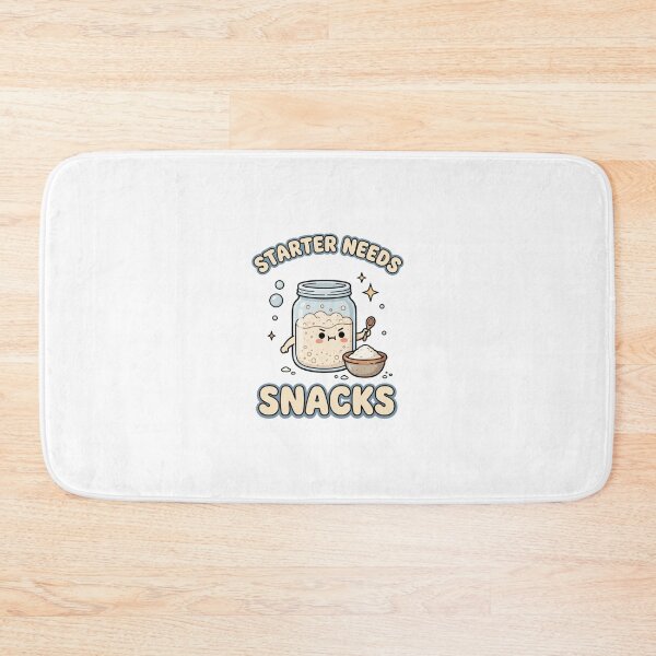 Item preview, Starter Needs Snacks Cute Sourdough Jar designed and sold by GoofyShopp.