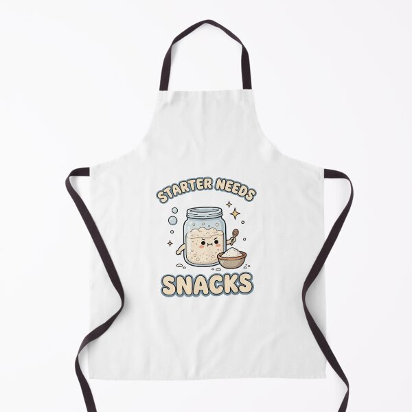 Item preview, Starter Needs Snacks Cute Sourdough Jar designed and sold by GoofyShopp.