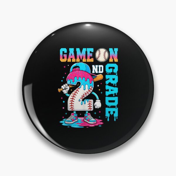 Item preview, Game On 2nd Grade Back To School Baseball Player Student Gift designed and sold by PhocoNibict.