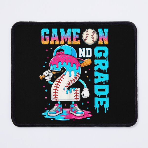 Item preview, Game On 2nd Grade Back To School Baseball Player Student Gift designed and sold by PhocoNibict.