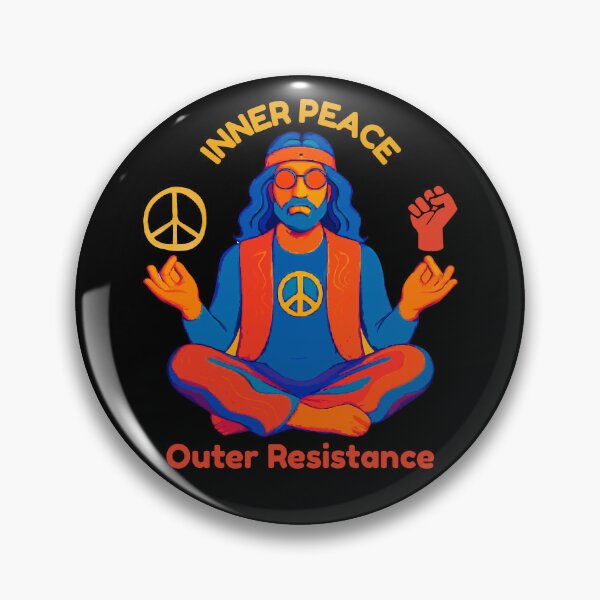 Item preview, Inner Peace ~ Outer Resistance designed and sold by ActOutTees.