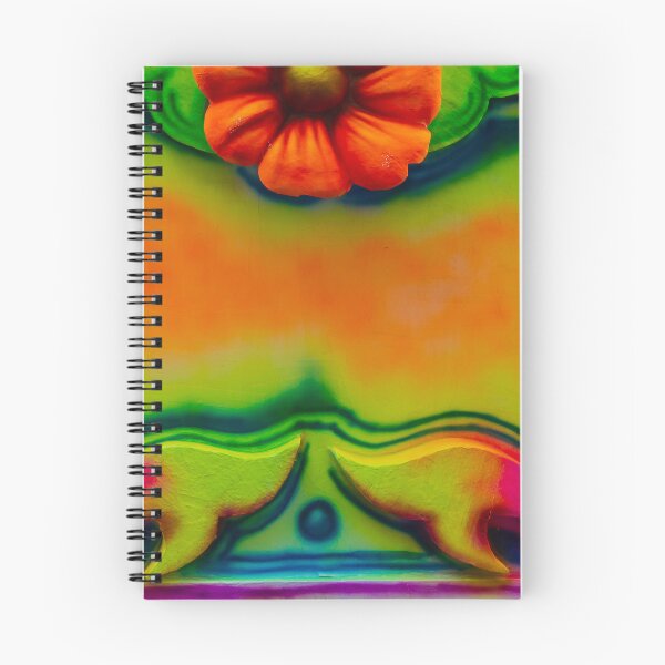 Item preview, Vibrant Neon Floral Ornamental Panel With Carved Decorative Frame And Abstract Colorful Background designed and sold by Nmallia.