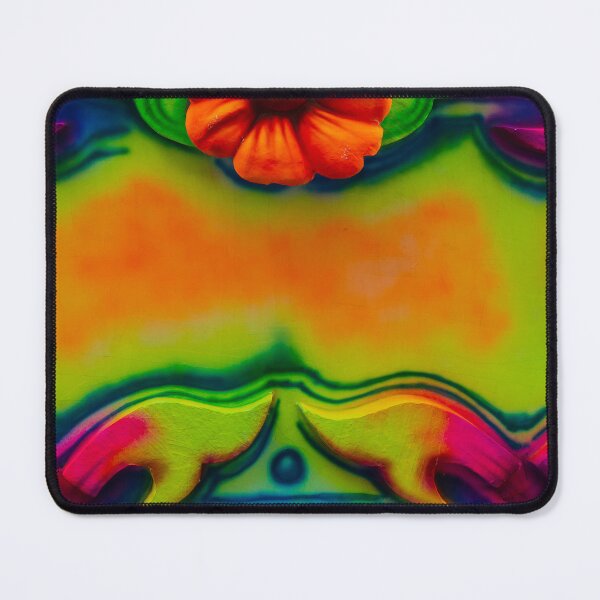 Item preview, Vibrant Neon Floral Ornamental Panel With Carved Decorative Frame And Abstract Colorful Background designed and sold by Nmallia.