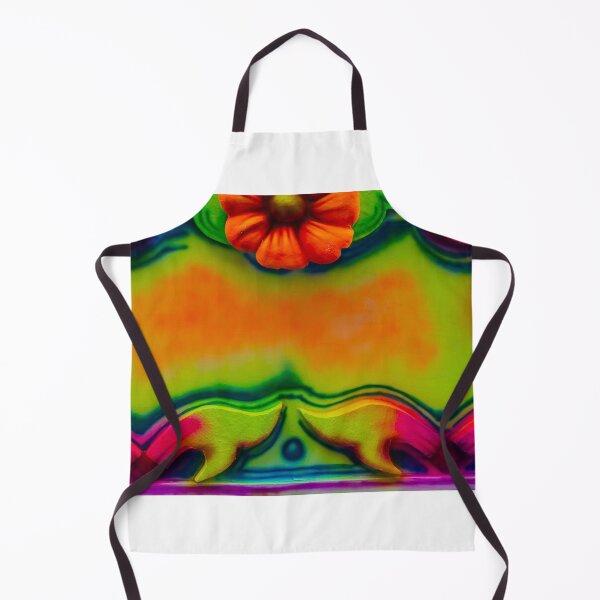 Item preview, Vibrant Neon Floral Ornamental Panel With Carved Decorative Frame And Abstract Colorful Background designed and sold by Nmallia.