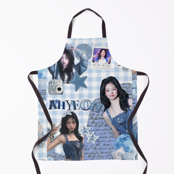 Item preview, Ahyeon BABYMONSTER Blue Denim Y2K Collage designed and sold by KryaArts27.