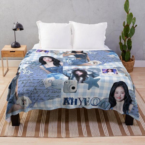 Item preview, Ahyeon BABYMONSTER Blue Denim Y2K Collage designed and sold by KryaArts27.