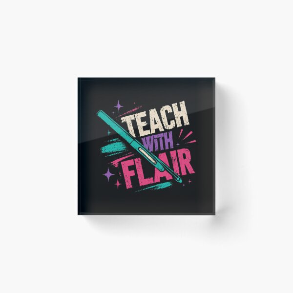 Item preview, Teach With Flair Teacher Education Professional designed and sold by HumansStuck12.