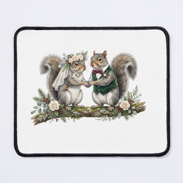 Item preview, Squirrel Wedding Couple Art designed and sold by Roy & Tiffany.